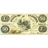Image 1 : Tallahassee, FL- State of Florida $50 Oct. 10, 1861 Cr. 