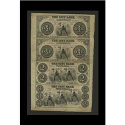 Leavenworth City, Kansas Territory- City Bank $1-$1-$2- 