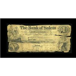 Salem, NY- The Bank of Salem $1 June 20, 1864 G2A very 