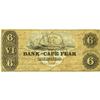 Image 1 : Wilmington, NC- Bank of Cape Fear $6 July 1, 1858 G462b 