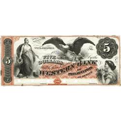 Philadelphia, PA- Western Bank $5 G10a Hoober 305-629 P 