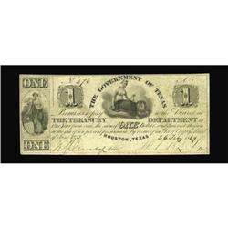Houston, TX- Government of Texas $1 Feb. 26, 1839 Cr. H 