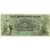 Image 1 : Toronto, ON- Dominion Bank $5 Jan. 2, 1900 Ch. 220-16-0 