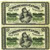 Image 1 : DC-1a 25c 1870 Uncut Vertical Pair.Pairs for this numbe 