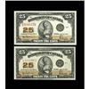 Image 1 : DC-24a 25¢ 1923. Two Examples. AU; Choice CU. 