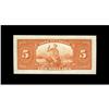 Image 2 : BC-5 $5 1935A lovely English Text $5 note, with one cen 