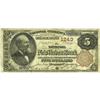 New Haven, CT - $5 1882 Brown Back Fr. 474 The National 