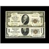 Image 1 : A Pair of First National Bank of Pikeville Notes$10 19 