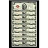 Image 1 : Fr. 1508 $2 1928G Legal Tender Notes. Nine Examples. Ch 