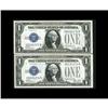 Image 1 : Fr. 1602/1601 $1 1928B/1928A Silver Certificates. Rever 