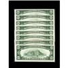 Image 2 : Fr. 1702 $10 1934A Silver Certificates. Eight Consecuti 