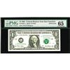 Image 1 : Fr. 1927-L $1 2001 Federal Reserve Note. PMG Gem Uncirc 