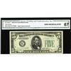 Image 1 : Fr. 1960-E $5 1934D Federal Reserve Note. CGA Gem Uncir 