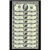 Image 1 : Fr. 2026-F* $10 1981A Federal Reserve Notes. Ten Exampl 