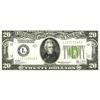 Image 1 : Fr. 2053-L $20 1928C Federal Reserve Note. Fine-Very Fi 