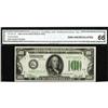 Image 1 : Fr. 2151-G $100 1928A Federal Reserve Note. CGA Gem Unc 