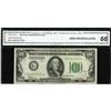 Image 1 : Fr. 2152-G* $100 1934 Federal Reserve Note. CGA Gem Unc 