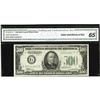 Image 1 : Fr. 2201-G $500 1934 Federal Reserve Note. CGA Gem Unci 