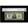 Image 1 : Fr. 2202-B $500 1934A Federal Reserve Note. CGA Gem Unc 