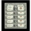 Image 1 : Fr. 2300 $1 1935A Hawaii Silver Certificates. Five Exam 