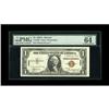 Image 3 : Fr. 2300 $1 1935A Hawaii Silver Certificates. Seven Con 