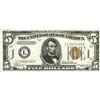 Image 1 : Fr. 2301 $5 1934 Hawaii Federal Reserve Note. About Unc 