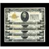 Image 1 : Fr. 2402 $20 1928 Gold Certificates. Four Examples Extr 