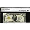 Image 1 : Fr. 2400 $10 1928 Gold Certificate. CGA Gem Uncirculate 