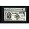 Image 1 : Fr. 375 $20 1891 Treasury Note PMG Superb Gem Unc 67 EP 