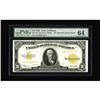 Image 1 : Fr. 1173 $10 1922 Gold Certificate PMG Choice Uncircula 
