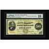 Image 1 : Fr. 1188 $50 1882 Gold Certificate PMG Very Good 10. On 