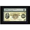 Image 1 : Fr. 1192 $50 1882 Gold Certificate PMG Very Fine 30 EPQ 