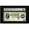 Image 1 : Fr. 1197 $50 1882 Gold Certificate PMG Gem Uncirculated 