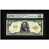 Image 1 : Fr. 1199 $50 1913 Gold Certificate PMG Choice Uncircula 