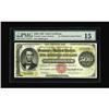 Image 1 : Fr. 1216 $500 1882 Gold Certificate PMG Fine 15. A soli 