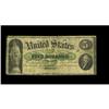 Image 1 : Fr. 3 $5 1861 Demand Note Very Good. A well circulated 