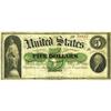 Image 1 : Fr. 3 $5 1861 Demand Note Very Good. This pleasing Dema 