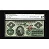 Image 1 : Fr. 41 $2 1862 Legal Tender CGA Gem Uncirculated 67. Th 