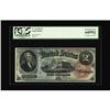Image 1 : Fr. 42 $2 1869 Legal Tender PCGS Very Choice New 64PPQ. 