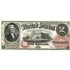 Image 1 : Fr. 48 $2 1878 Legal Tender Choice New. Over ten years 