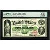 Image 1 : Fr. 61a $5 1862 Legal Tender PMG Gem Uncirculated 66 EP 