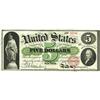 Image 1 : Fr. 61a $5 1862 Legal Tender Choice New. 