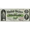 Image 1 : Fr. 61a $5 1862 Legal Tender Choice New. This is a stri 