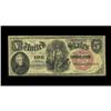 Image 1 : Fr. 75 $5 1880 Legal Tender Good-Very Good. Despite hea 