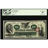 Image 1 : Fr. 95b $10 1863 Legal Tender PCGS Extremely Fine 45. T 
