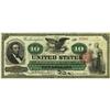Image 1 : Fr. 95b $10 1863 Legal Tender Very Fine. Few Very Fine 