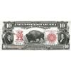 Fr. 121 $10 1901 Legal Tender Choice About New. A sligh 