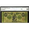 Image 1 : Fr. 124 $20 1862 Legal Tender CGA Fine 12. 