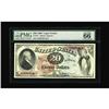 Image 1 : Fr. 127 $20 1869 Legal Tender PMG Gem Uncirculated 66 E 