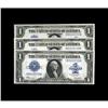 Image 1 : Fr. 237 $1 1923 Silver Certificates. Three Examples. Ge 